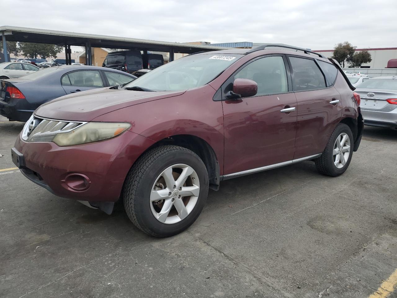 2009 Nissan Murano VIN JN8AZ18W39W138588