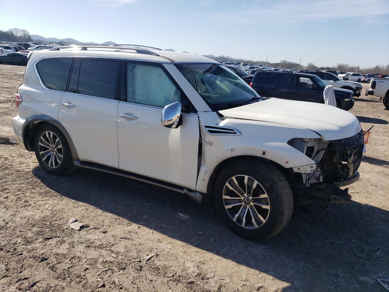 2017 Nissan Armada VIN JN8AY2NC1H9502443 Copart auction photo, all over / mechanical damage thumbnail 4
