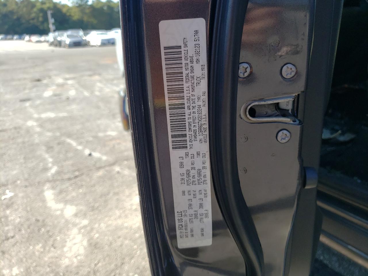 2016 RAM 1500 VIN 1C6RR6GTXGS163244 Copart auction photo, burn - engine damage thumbnail 13