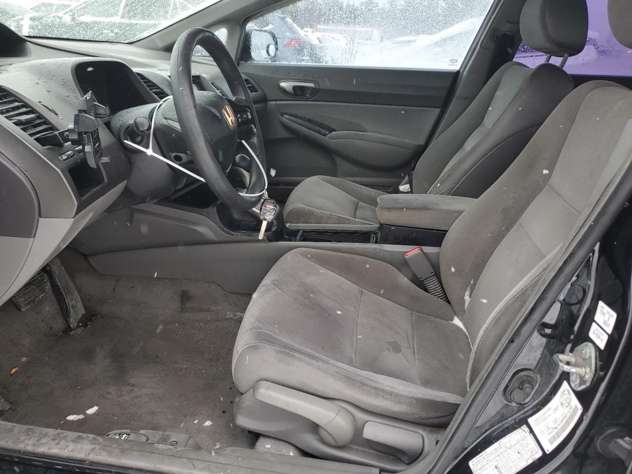2006 Honda Civic VIN 2HGFA16566H013292 Copart auction photo, rear end / front end damage thumbnail 7