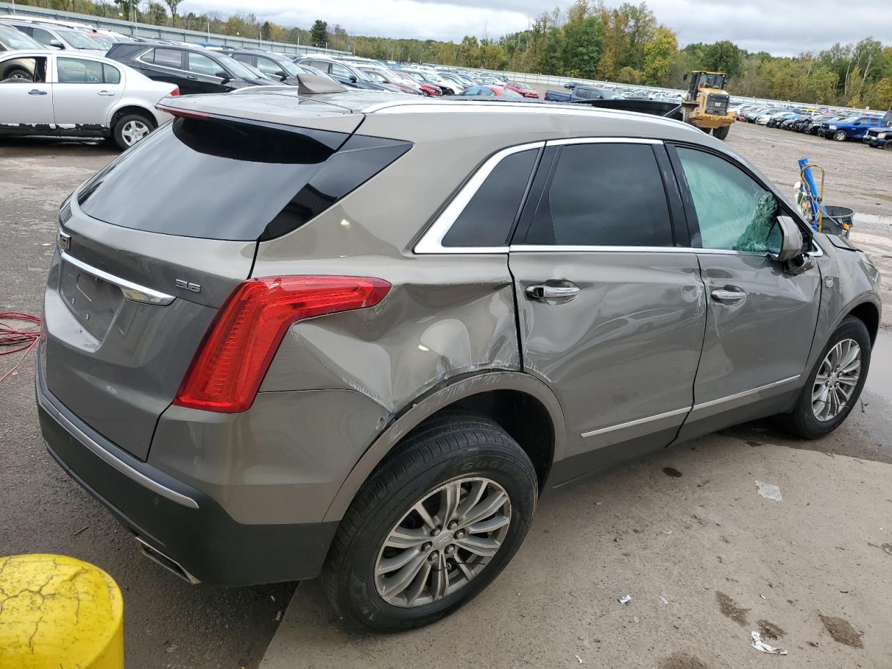 2018 Cadillac XT5 VIN 1GYKNDRSXJZ165597 Copart auction photo, rollover damage thumbnail 3