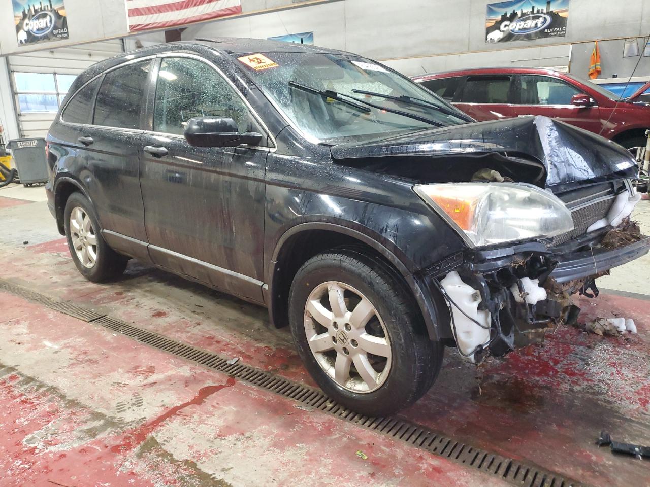 2008 Honda CR-V VIN 3CZRE38538G706228 Copart auction photo, front end damage thumbnail 4