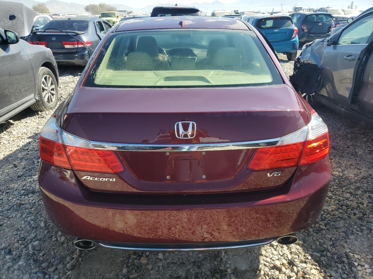 2013 Honda Accord VIN 1HGCR3F88DA012416 Copart auction photo, side / front end damage thumbnail 6