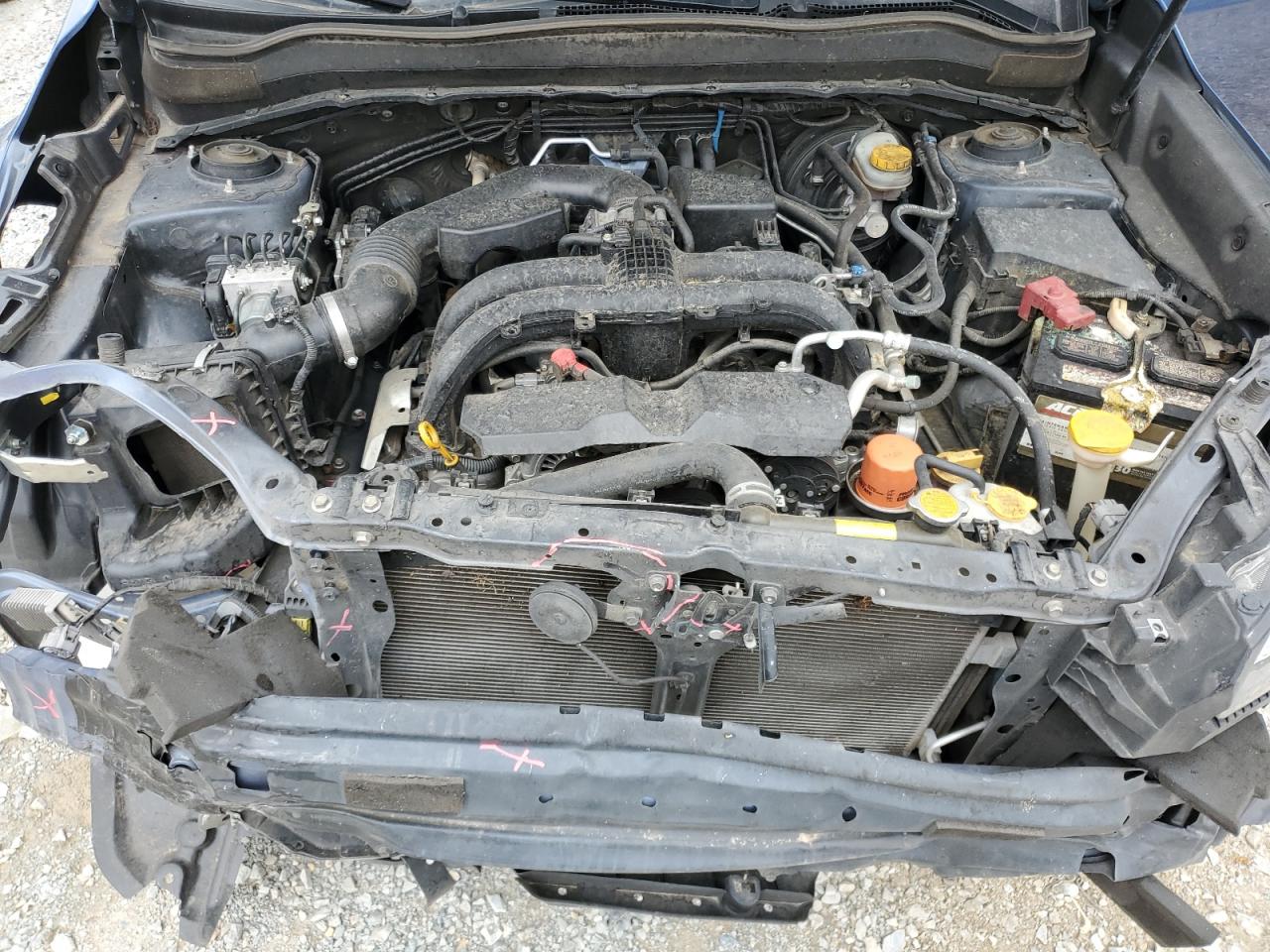 2017 Subaru Forester VIN JF2SJAACXHH568808 Copart auction photo, front end / side damage thumbnail 12