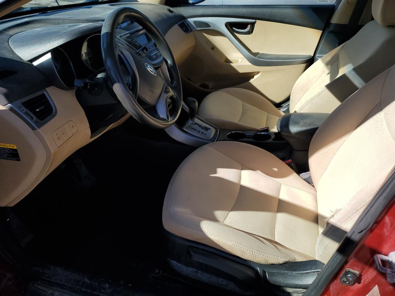 2013 Hyundai Elantra VIN 5NPDH4AE5DH388217 Copart auction photo, front end damage thumbnail 7