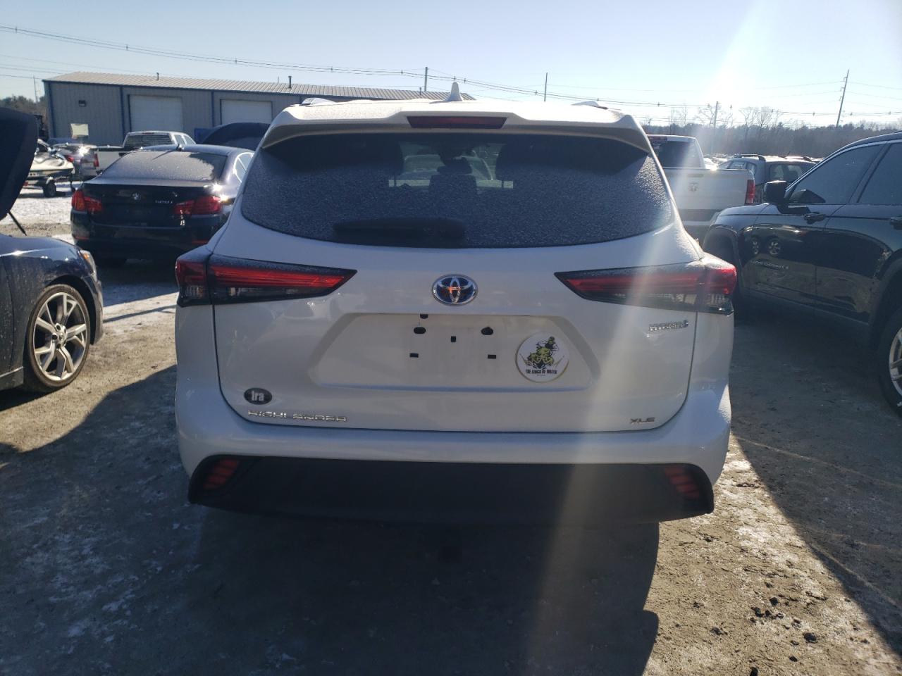 2020 Toyota Highlander VIN 5TDGBRCH6LS503497 Copart auction photo, front end damage thumbnail 6