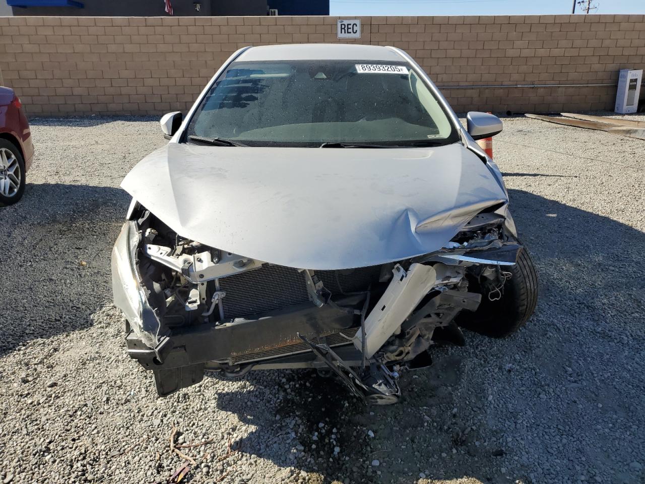 2017 Toyota Corolla VIN 5YFBURHE2HP693561 Copart auction photo, front end / side damage thumbnail 5