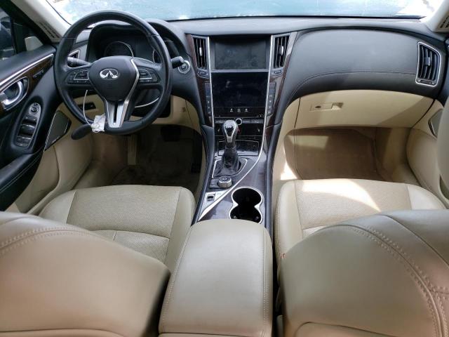 2018 Infiniti Q50 VIN JN1EV7AR2JM439033 Copart auction photo, side / front end damage thumbnail 8