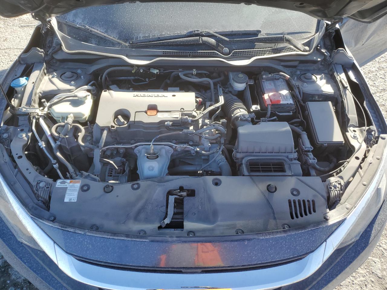 2017 Honda Civic VIN 19XFC2F74HE217362 Copart auction photo, side / front end damage thumbnail 12
