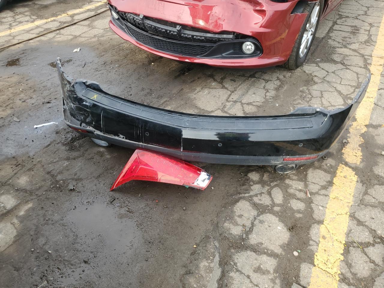 2014 Cadillac SRX VIN 3GYFNBE30ES686559 Copart auction photo, rear end damage thumbnail 13