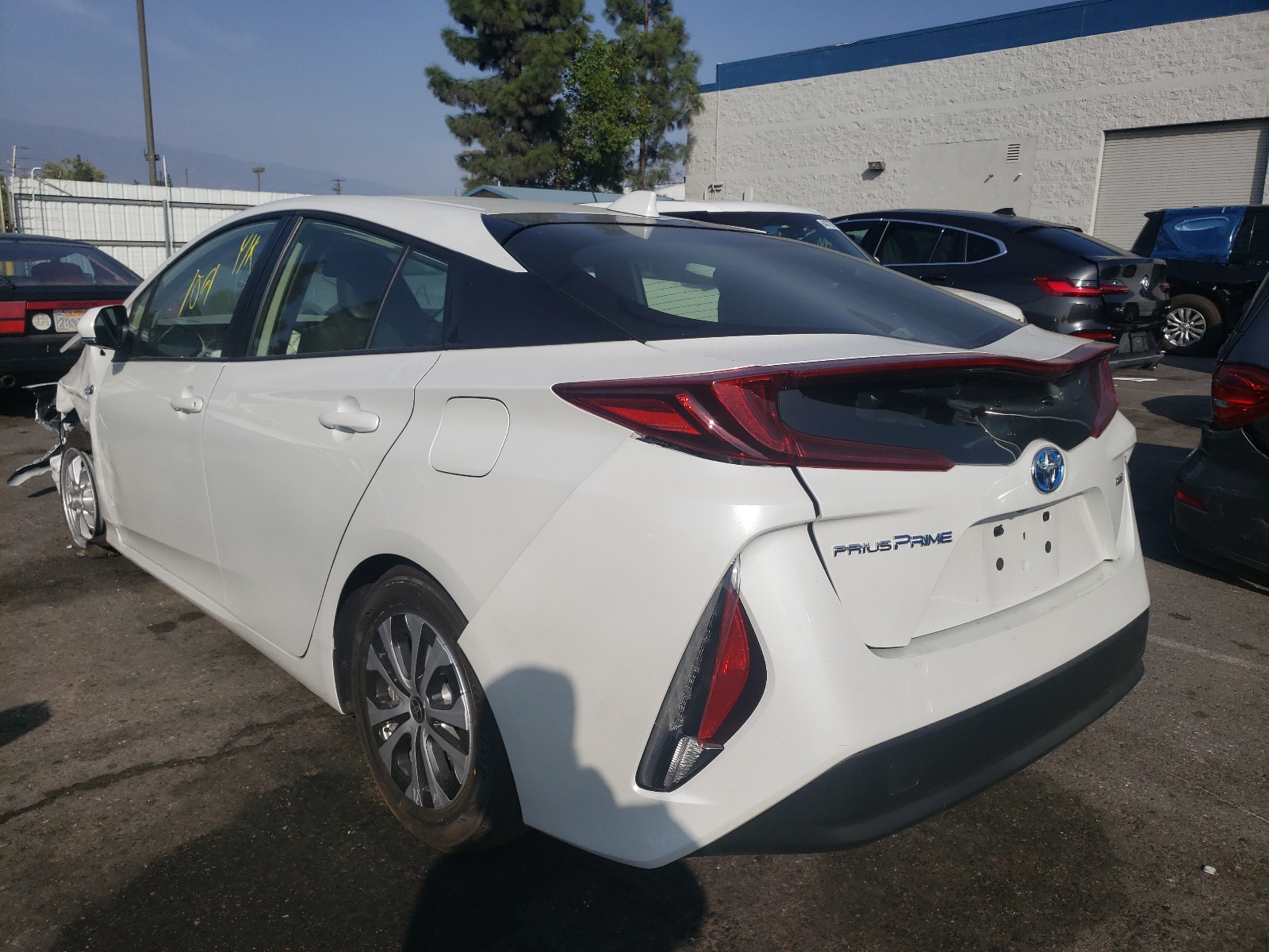 2021 Toyota Prius VIN JTDKAMFP9M3169049 Copart auction photo, side / front end damage thumbnail 3