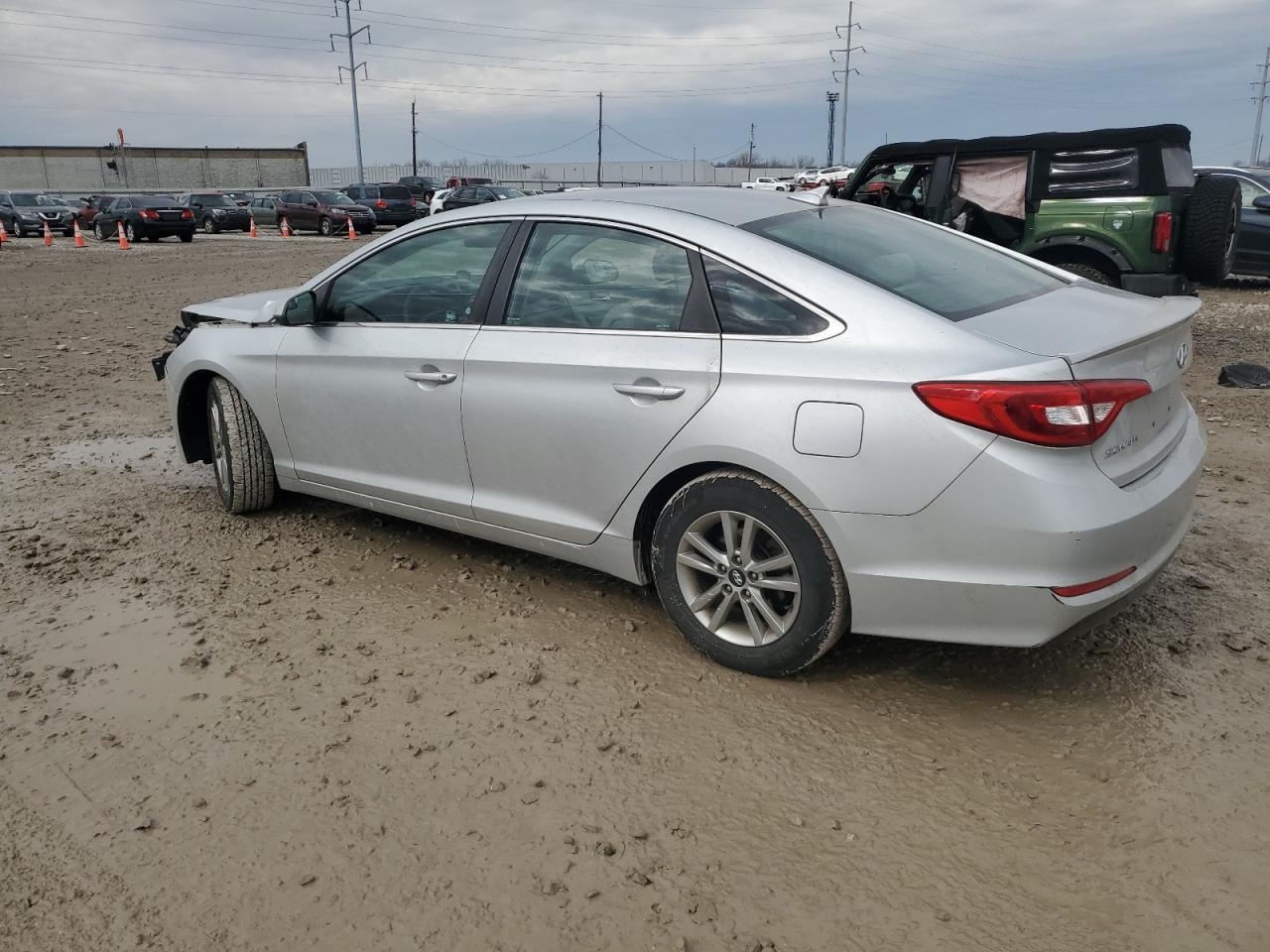2015 Hyundai Sonata VIN 5NPE24AF7FH157126 Copart auction photo, front end damage thumbnail 2