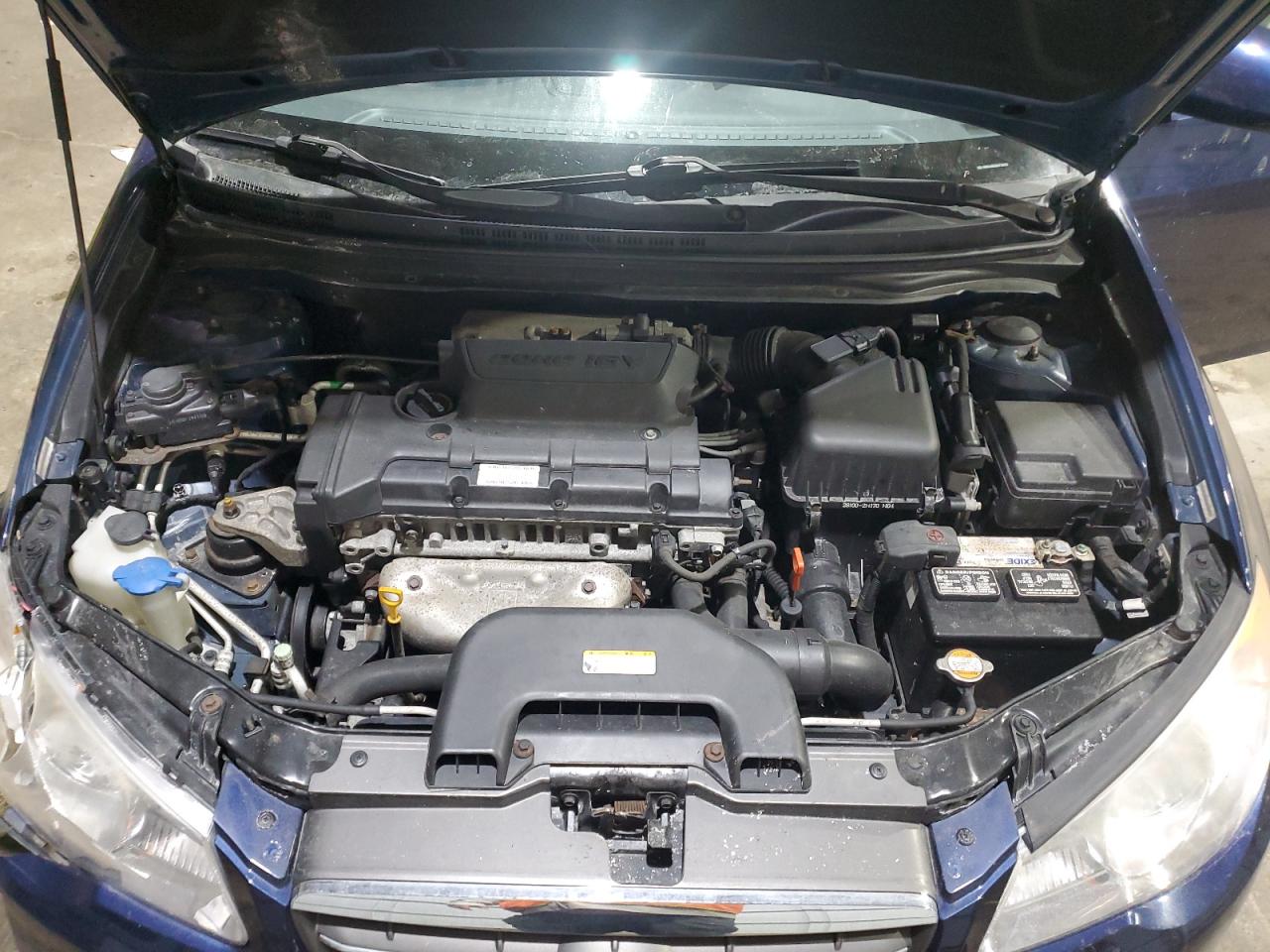 2009 Hyundai Elantra VIN KMHDU46D99U718154 Copart auction photo, front end / minor dent/scratches damage thumbnail 11
