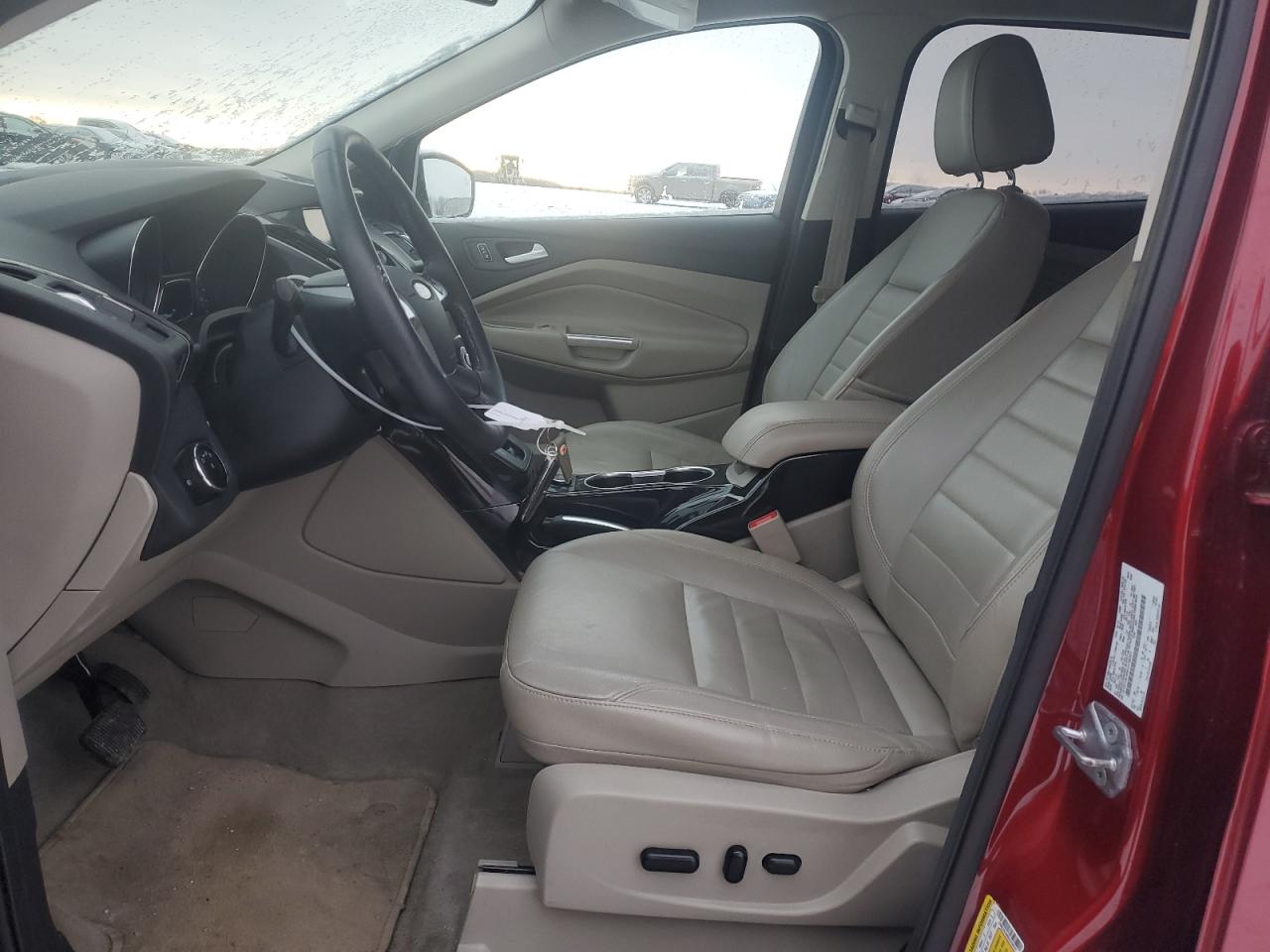 2014 Ford Escape VIN 1FMCU9J98EUC58507 Copart auction photo, burn damage thumbnail 7