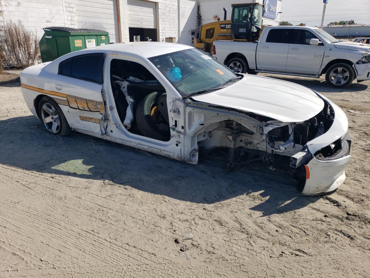 2021 Dodge Charger VIN 2C3CDXAT2MH659092 Copart auction photo, front end / side damage thumbnail 4