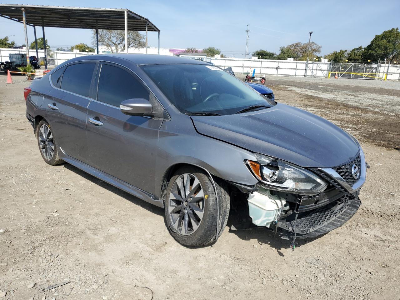 2018 Nissan Sentra VIN 3N1AB7AP1JY206635 Copart auction photo, front end / rear end damage thumbnail 4