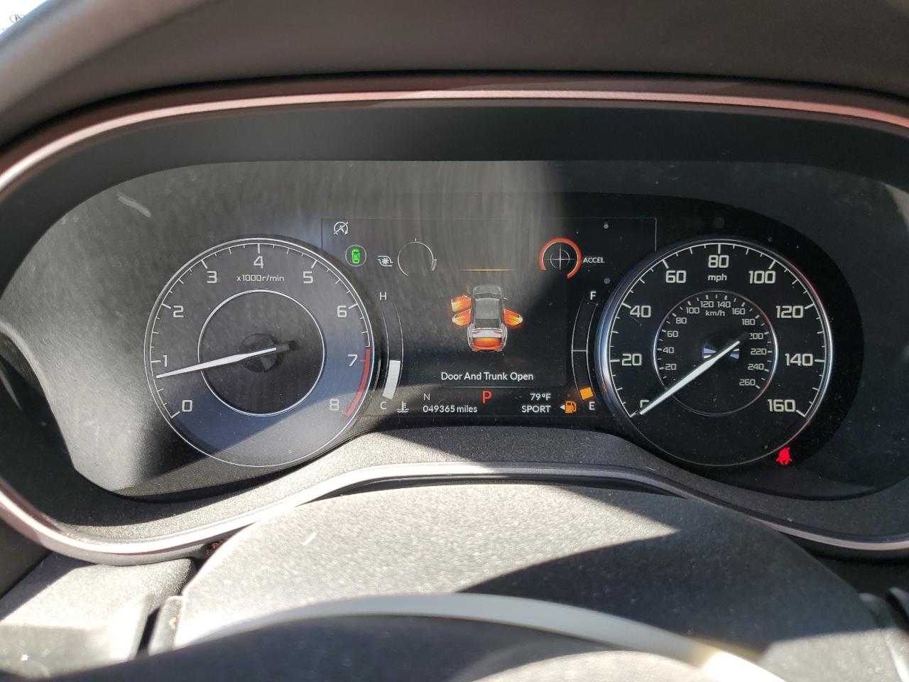 2021 Acura TLX VIN 19UUB5F63MA002928 Copart auction photo, water/flood damage thumbnail 9