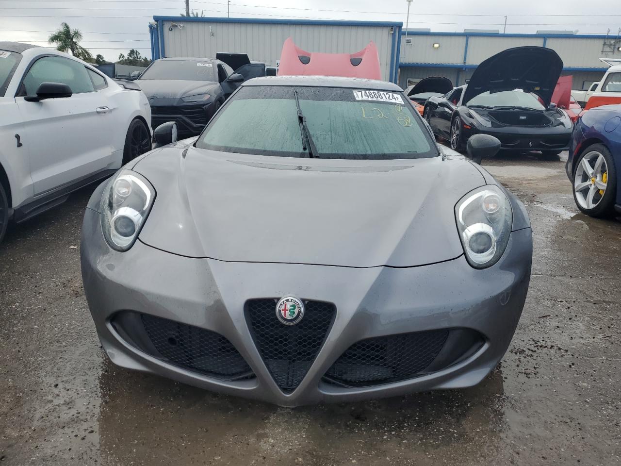 2017 Alfa Romeo 4C VIN ZARBAAA46HM245019 Copart auction photo, water/flood damage thumbnail 5