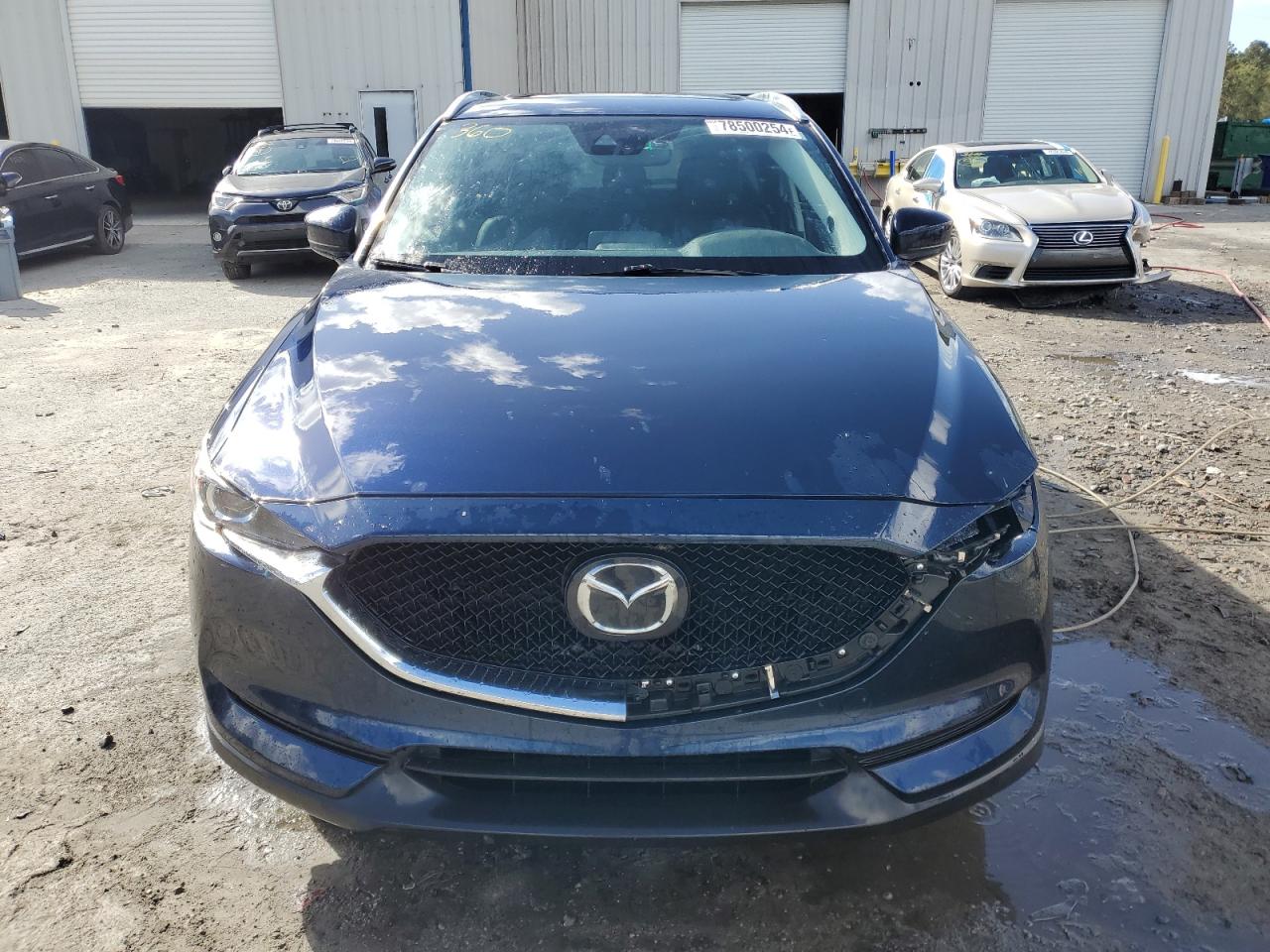 2019 Mazda CX-5 VIN JM3KFACM3K1629218 Copart auction photo, front end / side damage thumbnail 5