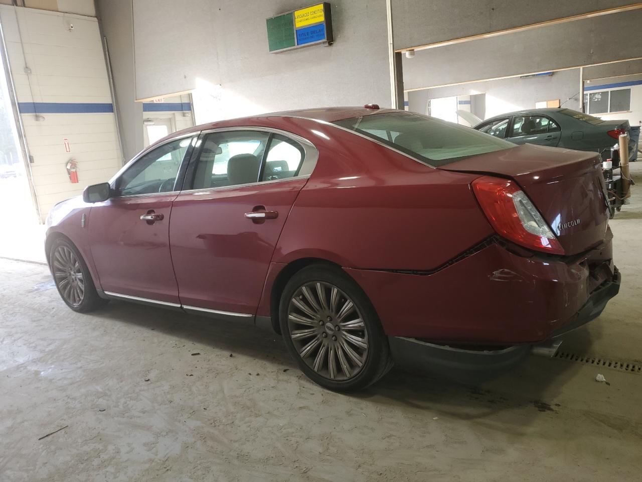 2013 Lincoln MKS VIN 1LNHL9DK7DG613414 Copart auction photo, front end / rear end damage thumbnail 2