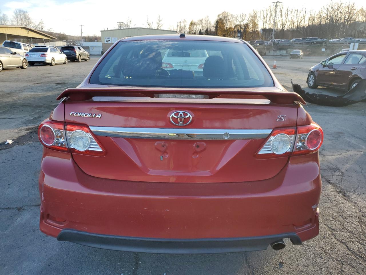 2011 Toyota Corolla VIN 2T1BU4EE9BC626194 Copart auction photo, all over damage thumbnail 6