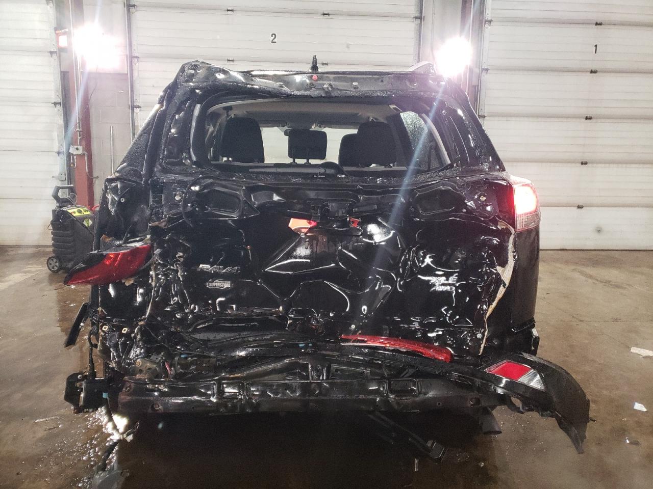 2017 Toyota RAV 4 VIN 2T3RFREV4HW684380 Copart auction photo, rear end / minor dent/scratches damage thumbnail 6