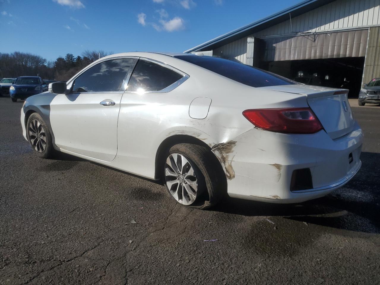 2014 Honda Accord VIN 1HGCT1B89EA003818 Copart auction photo, rear end / side damage thumbnail 2
