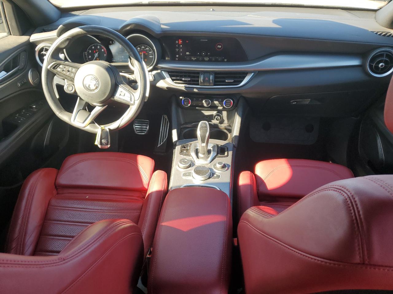 2022 Alfa Romeo Stelvio VIN ZASPAKBN3N7D41558 Copart auction photo, undercarriage damage thumbnail 8
