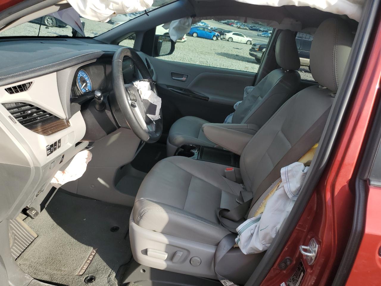 2017 Toyota Sienna VIN 5TDYZ3DCXHS893513 Copart auction photo, front end damage thumbnail 7