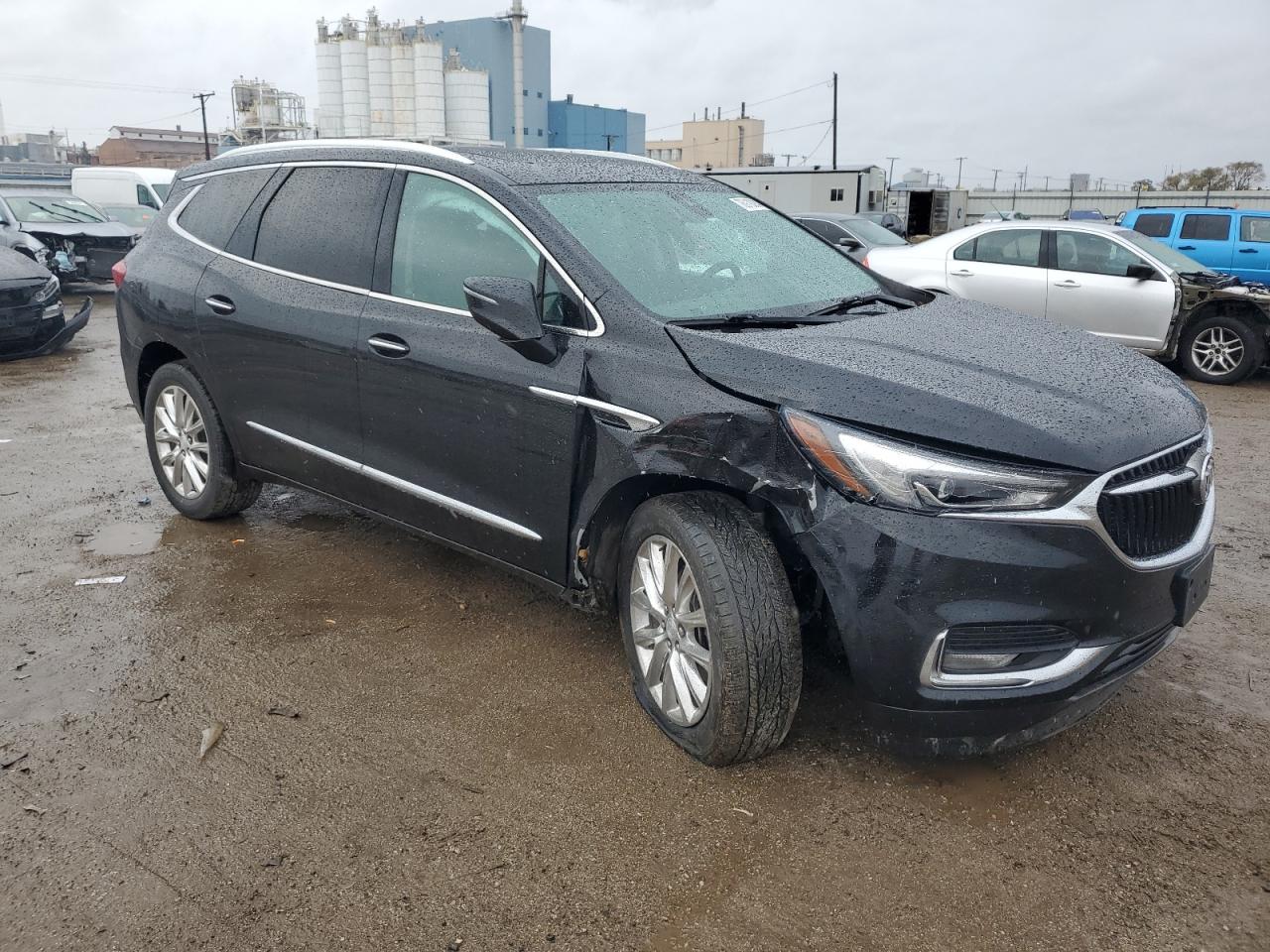 2021 Buick Enclave VIN 5GAERCKW0MJ175817 Copart auction photo, front end / side damage thumbnail 4