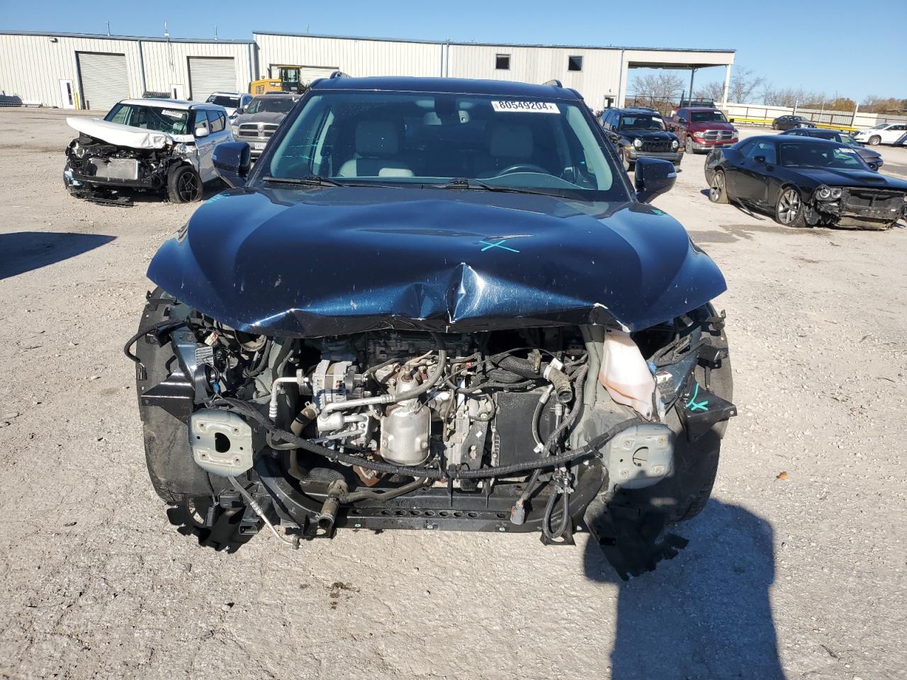 2020 Chevrolet Blazer VIN 3GNKBJRS7LS725712 Copart auction photo, front end / minor dent/scratches damage thumbnail 5