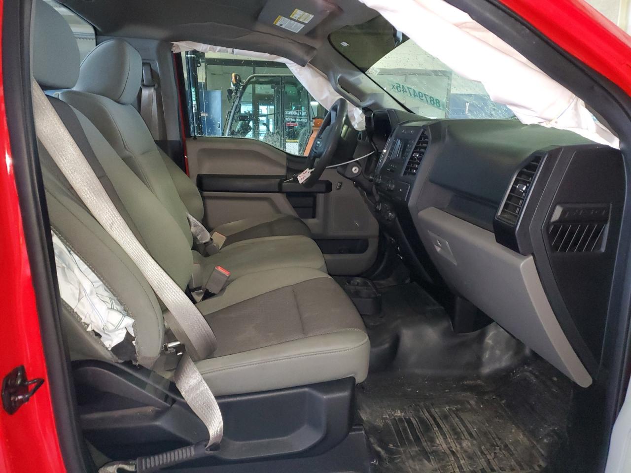 2018 Ford F-150 VIN 1FTMF1EP1JKD15052 Copart auction photo, side / front end damage thumbnail 10