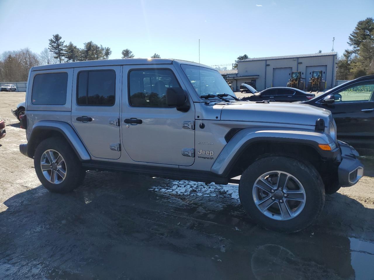 2021 Jeep Wrangler VIN 1C4HJXEG9MW518397 Copart auction photo, rear end damage thumbnail 4