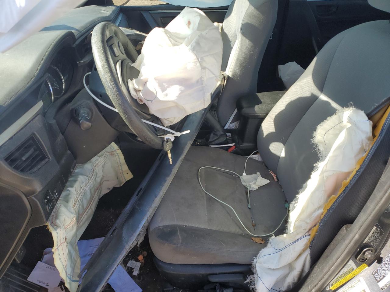 2015 Toyota Corolla VIN 5YFBURHE9FP188906 Copart auction photo, front end damage thumbnail 7