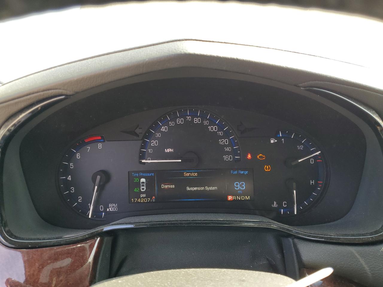 2014 Cadillac CTS VIN 1G6AY5S39E0164407 Copart auction photo, top/roof damage thumbnail 9