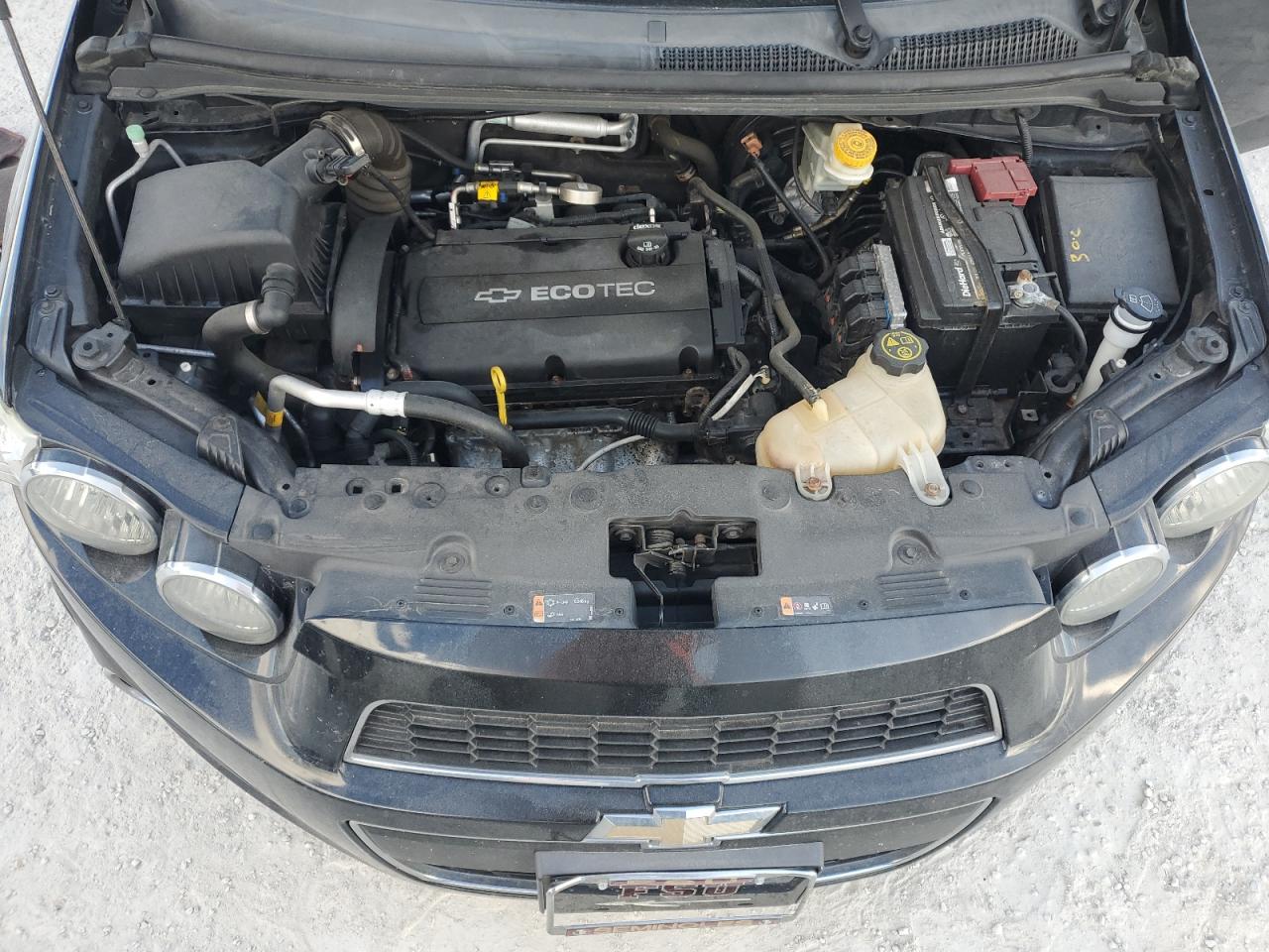 2015 Chevrolet Sonic VIN 1G1JC6SGXF4153634 Copart auction photo, all over damage thumbnail 13