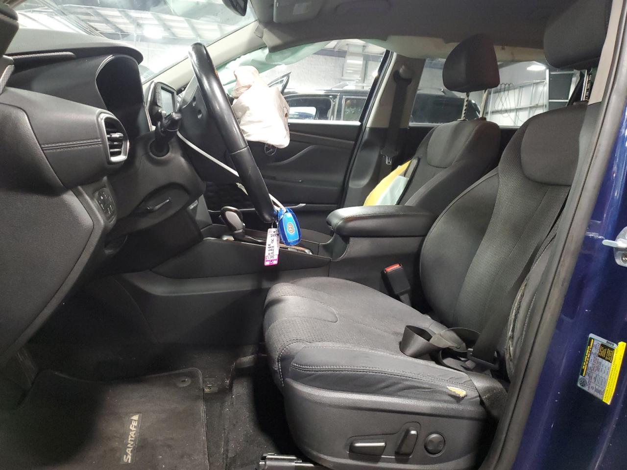 2019 Hyundai Santa Fe VIN 5NMS3CAD5KH055114 Copart auction photo, all over damage thumbnail 7