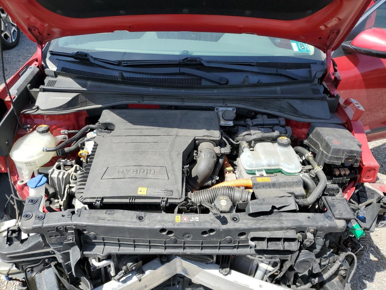 2018 KIA Niro VIN KNDCB3LCXJ5109035 Copart auction photo, front end / side damage thumbnail 12