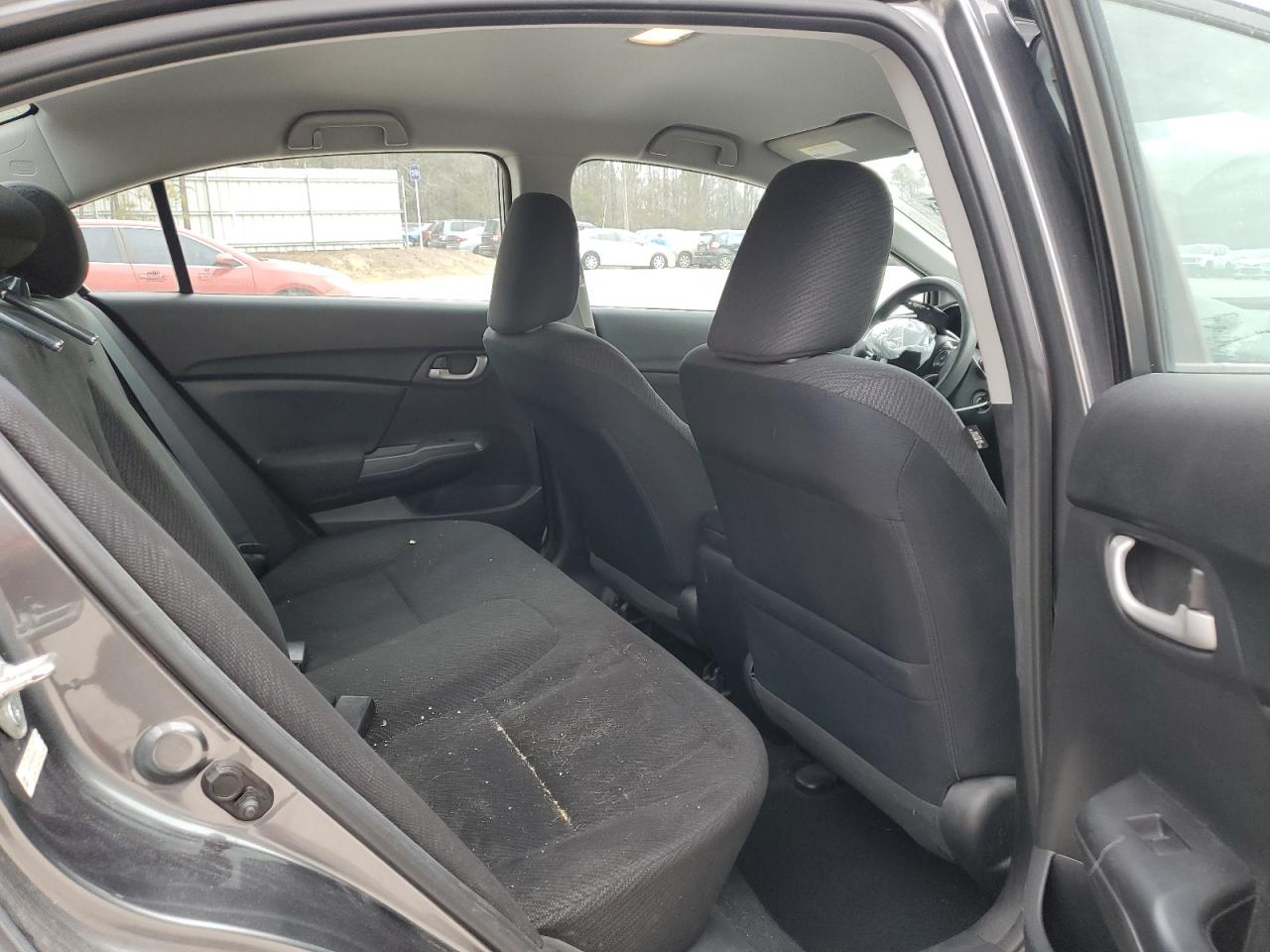 2013 Honda Civic VIN 2HGFB2F50DH302183 Copart auction photo, side / front end damage thumbnail 10