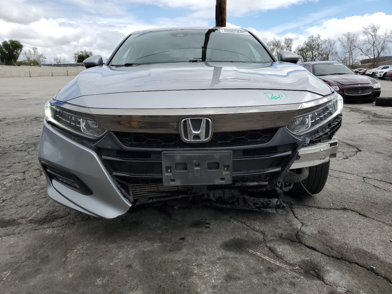 2018 Honda Accord VIN 1HGCV1F35JA202416 Copart auction photo, front end damage thumbnail 5