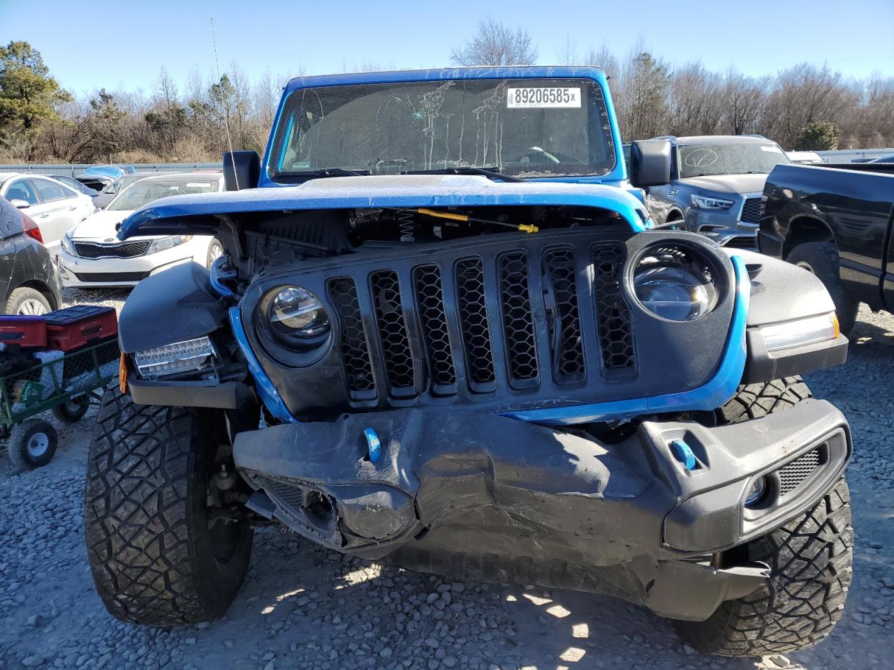 2021 Jeep Wrangler VIN 1C4JJXR61MW763164 Copart auction photo, front end damage thumbnail 5