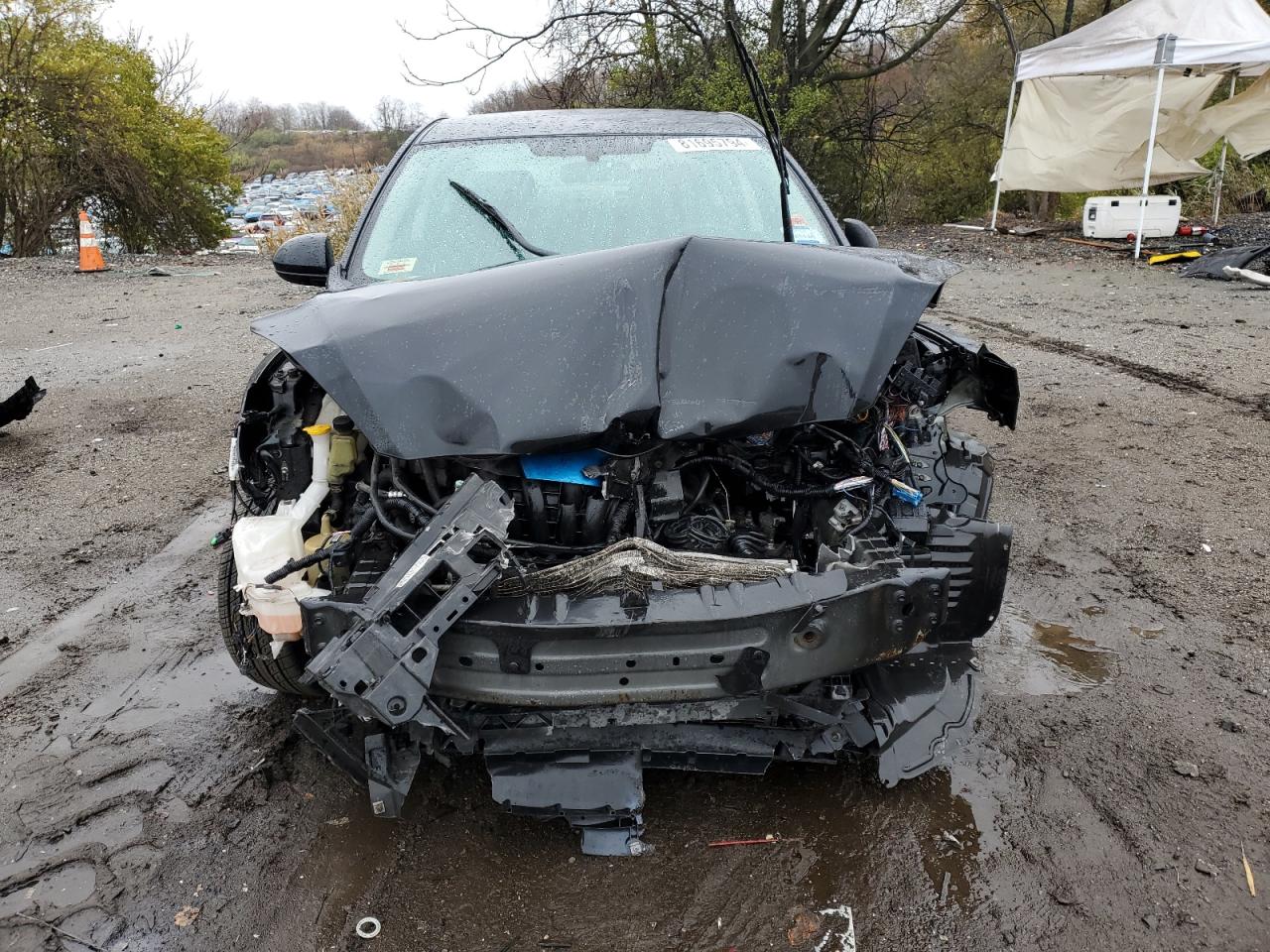 2013 Mazda 3 VIN JM1BL1VP4D1835031 Copart auction photo, front end damage thumbnail 5