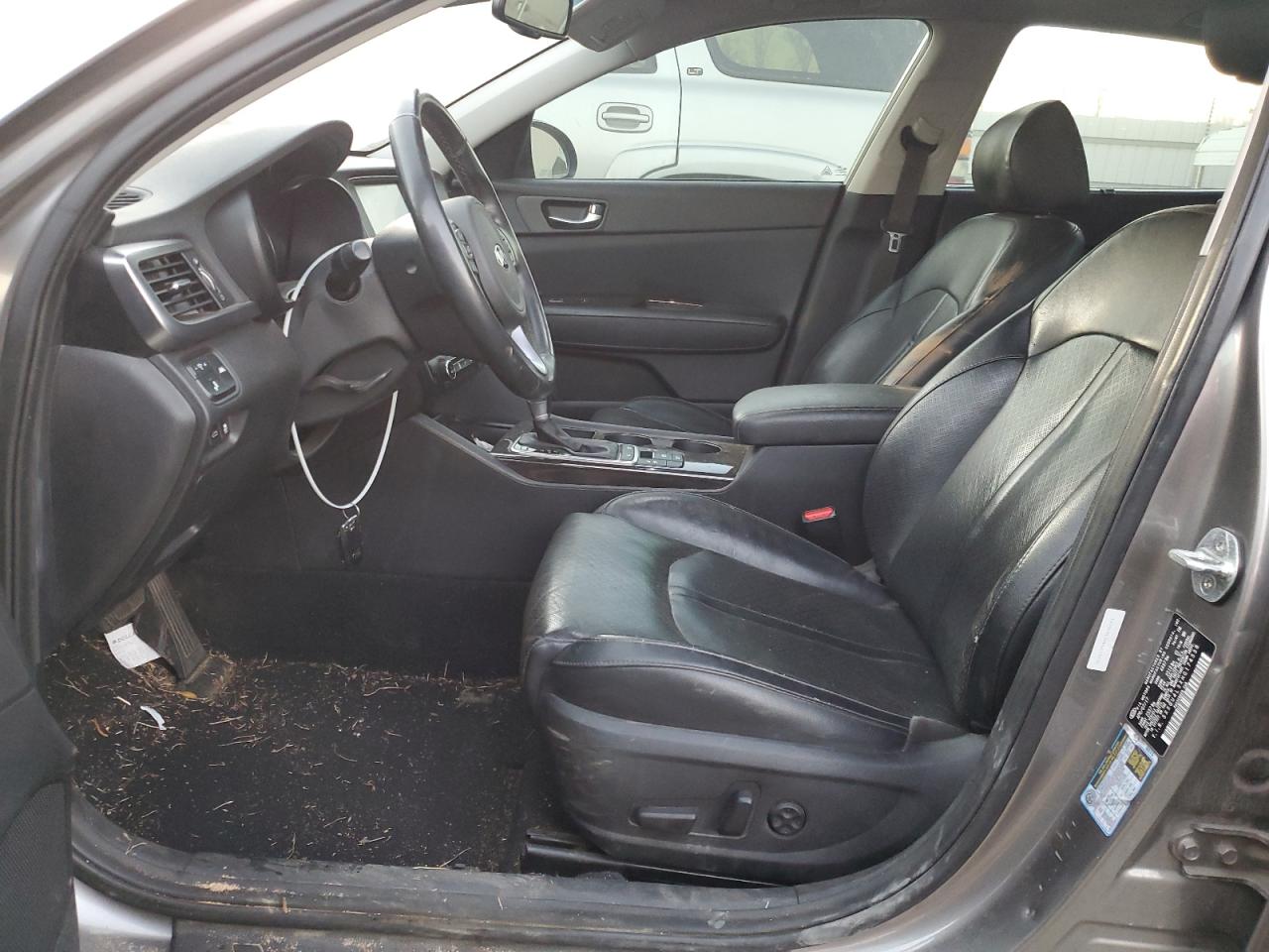 2017 KIA Optima VIN 5XXGU4L3XHG174538 Copart auction photo, front end / side damage thumbnail 7