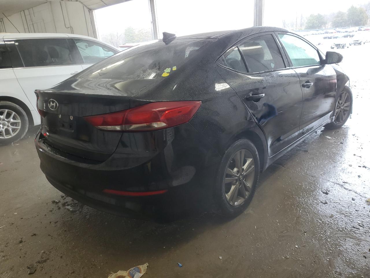 2018 Hyundai Elantra VIN 5NPD84LF7JH223416 Copart auction photo, front end / undercarriage damage thumbnail 3