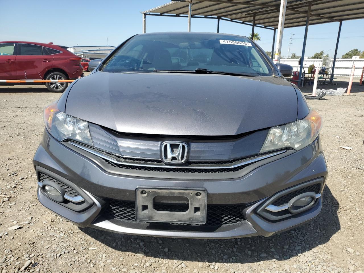 2014 Honda Civic VIN 2HGFG3B03EH523568 Copart auction photo, rear end damage thumbnail 5