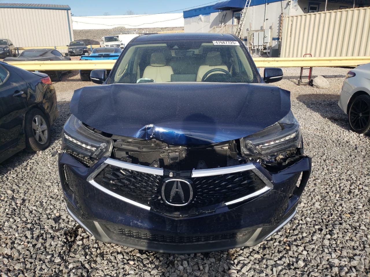 2022 Acura RDX VIN 5J8TC2H30NL013806 Copart auction photo, front end damage thumbnail 5