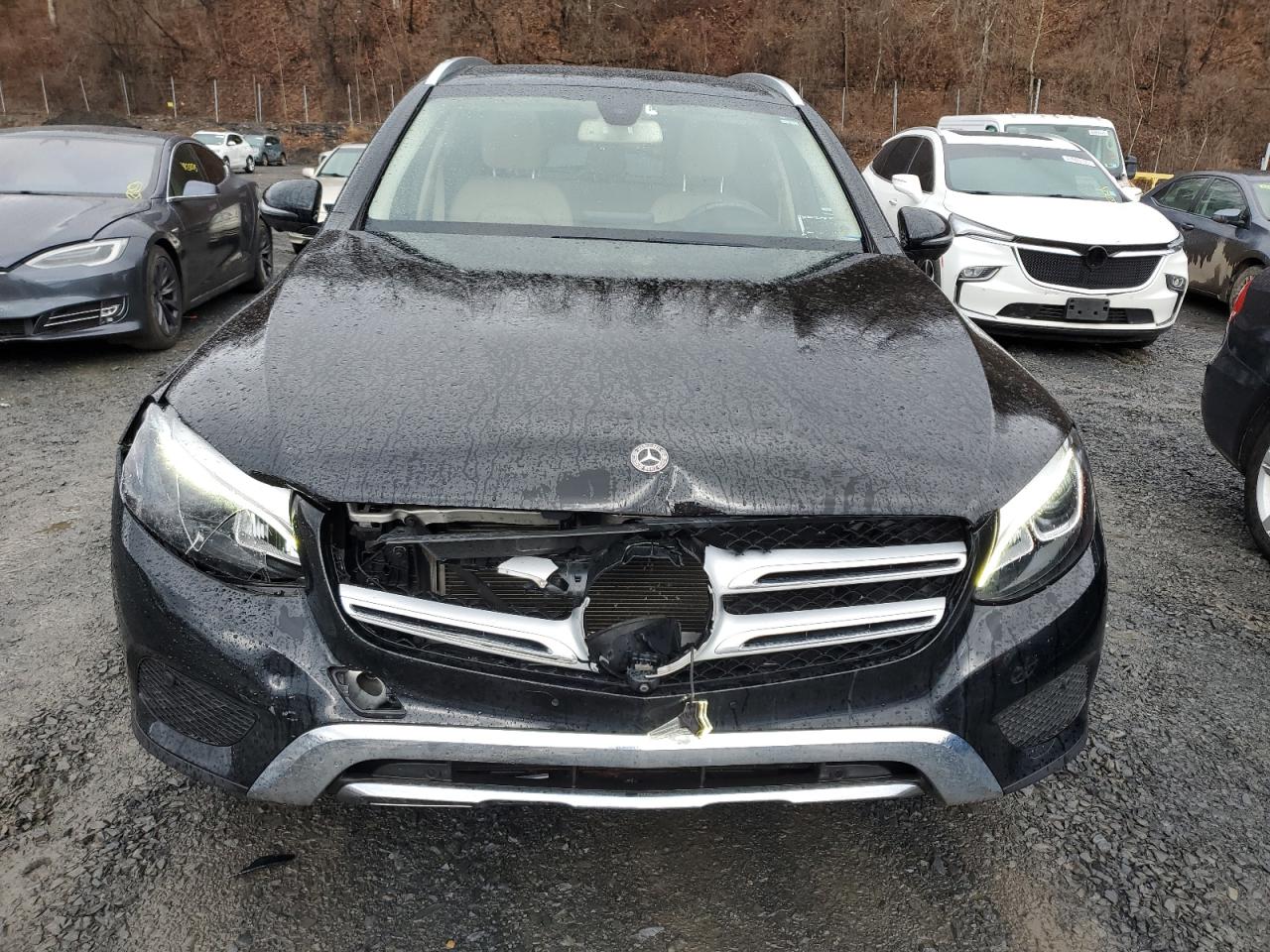 2018 Mercedes-Benz GLC VIN WDC0G4KB6JV112463 Copart auction photo, front end damage thumbnail 5