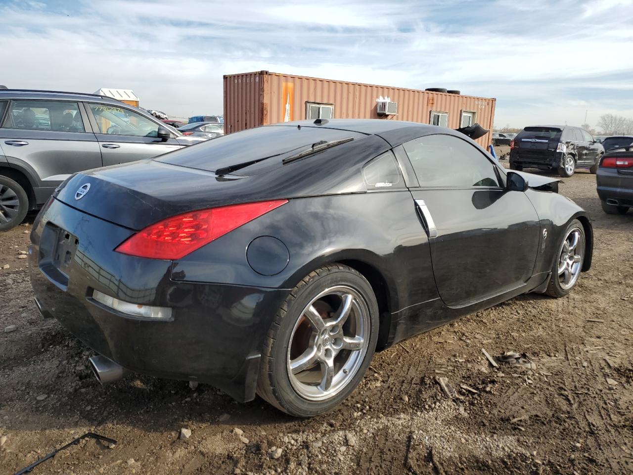 2007 Nissan 350Z VIN JN1BZ34E37M551440 Copart auction photo, front end / top/roof damage thumbnail 3
