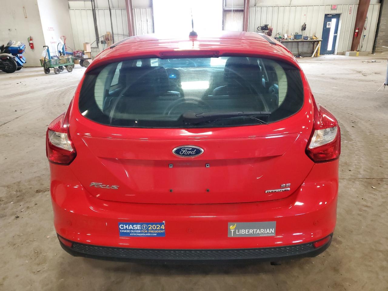 2014 Ford Focus VIN 1FADP3K21EL371967 Copart auction photo, front end / side damage thumbnail 6
