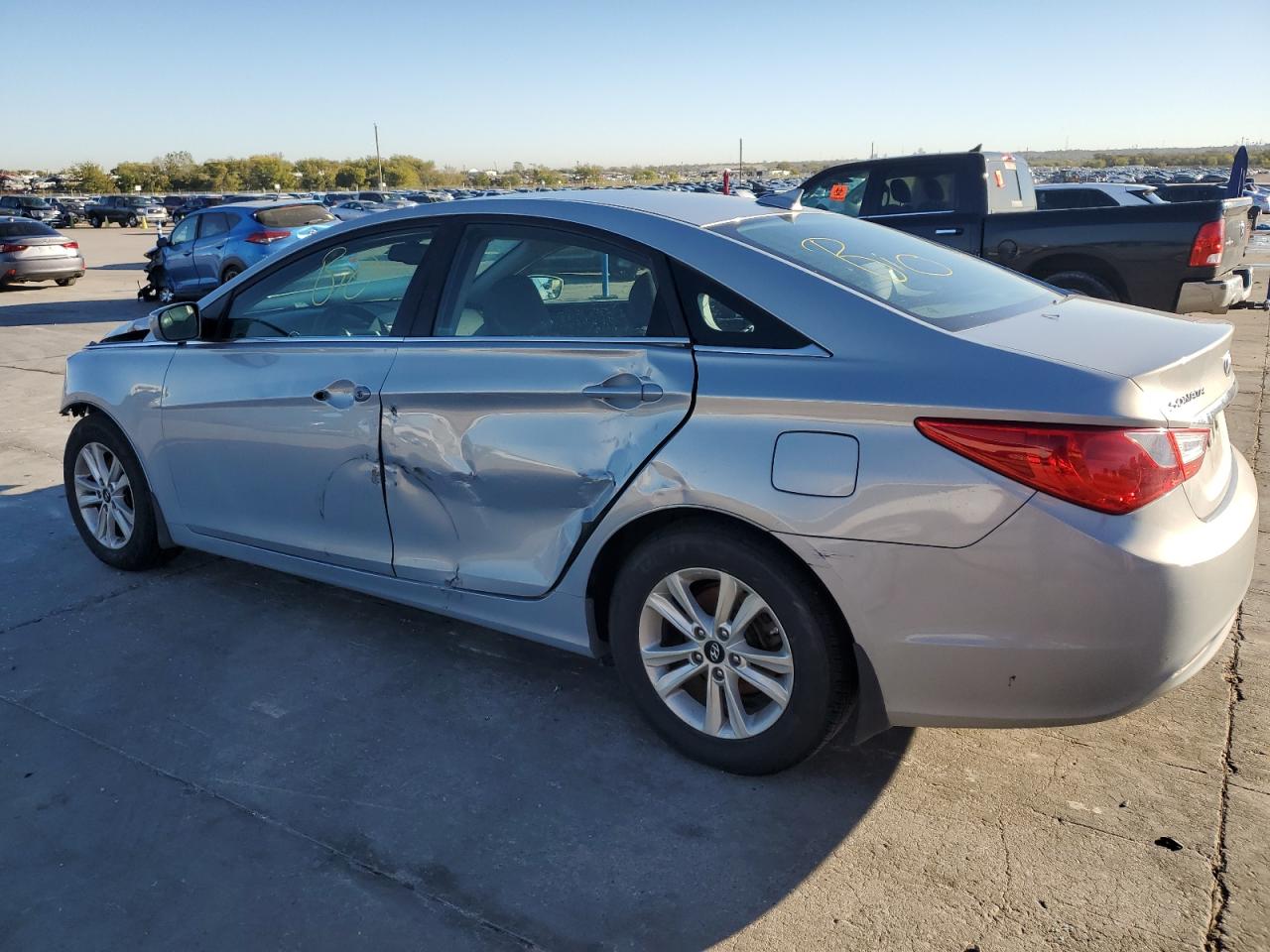 2013 Hyundai Sonata VIN 5NPEB4AC5DH671334 Copart auction photo, front end damage thumbnail 2